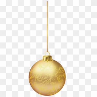 Free Png Gold Christmas Ball Png - Gold Christmas Ball Png, Transparent Png
