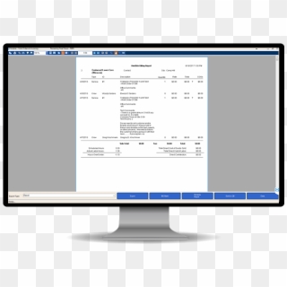 Hvac Billing Monitor - Computer Monitor, HD Png Download