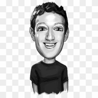 Mark Zuckerberg Png - Mark Zuckerberg Png Black, Transparent Png