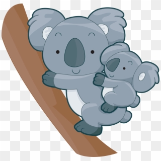 Picture Transparent Download Australia Drawing Koala - Koala With Baby Cartoon, HD Png Download