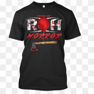@thehorrorkingvm's Ring Of Horror Tee Last One To The - Active Shirt, HD Png Download