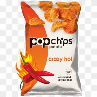5oz Bag Of Crazy Hot Popchips - Pop Chips Sea Salt, HD Png Download