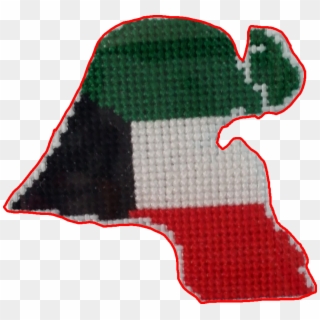 Jpg Freeuse Download Kuwait Flag Map Handmade Item, HD Png Download