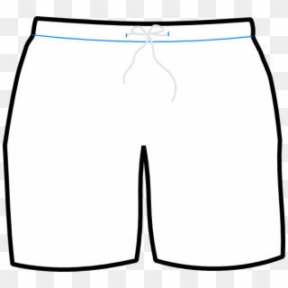 White Swim Shorts Template Hd Png Download 600x543 934835