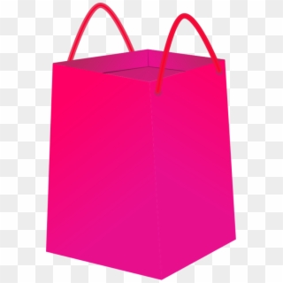 Purse Clipart Clear Bag - Pink Bag Clip Art, HD Png Download