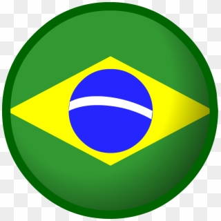 Brazil Flag Png - Brazil Flag Circle Png, Transparent Png
