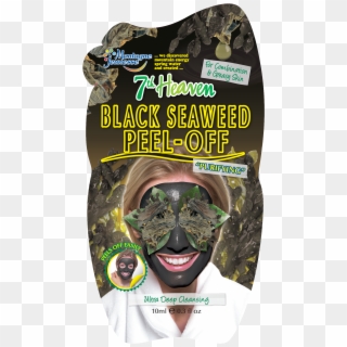 Blk Seaweed Frnt Copy - 7th Heaven Black Seaweed Mask, HD Png Download