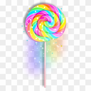 Cute Rainbow Lollipop, HD Png Download
