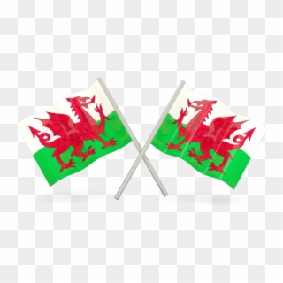 Two Welsh Flags, HD Png Download