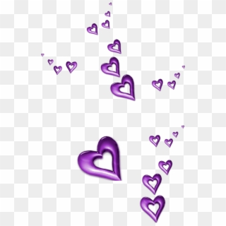 Hearts Ornaments Png Clipart, Is Available For Free - Purple Hearts Free Clipart, Transparent Png