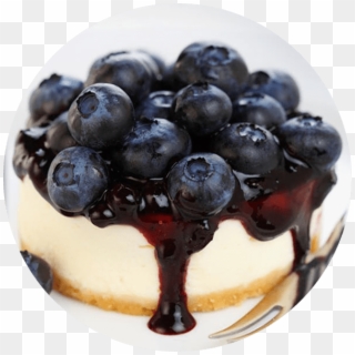 Blueberry Cheesecake - Borovničeva Torta S Skuto, HD Png Download