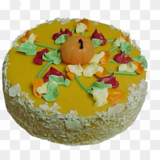 Pumpkin Cheesecake - Birthday Cake, HD Png Download