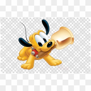 Mickey Mouse Pluto Baby Clipart Pluto Mickey Mouse - Baby Disney Png, Transparent Png