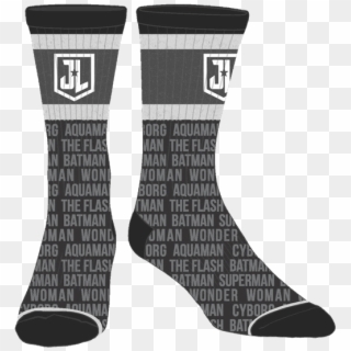 Justice League Logo Crew Socks - Sock, HD Png Download