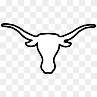 Texas Longhorn Head Icon - Black And White Texas Longhorn Logo, HD Png Download