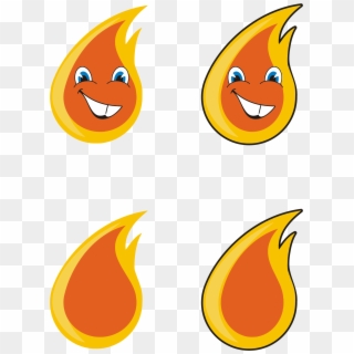 This Free Icons Png Design Of Anthropomorphic Flame, Transparent Png
