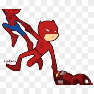 Marvel Daredevil Clipart Daredevil Png - Chibi Spiderman Png, Transparent Png