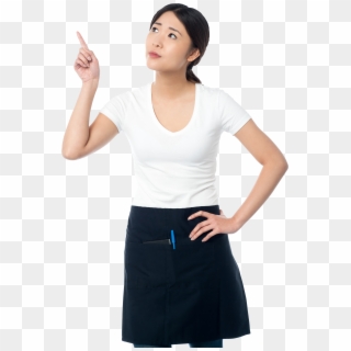 Women Pointing Top Png Stock Photo, Transparent Png