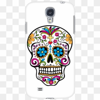 Sugar Skull Hard Plastic Phone Case - Dia De Los Muertos Skulls Png, Transparent Png