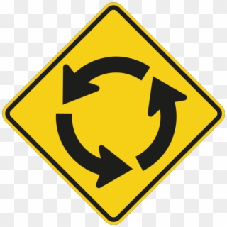 Going Around In Circles - Roundabout Sign, HD Png Download