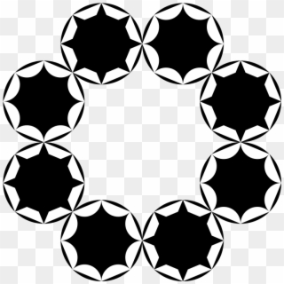 And Octograms In Circles Png, Transparent Png