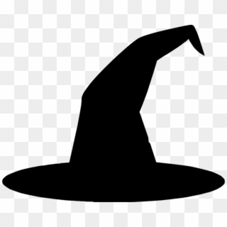 Witch Hat Witchhat Black Blackhat Freetoedit - Witch Stencil, HD Png Download