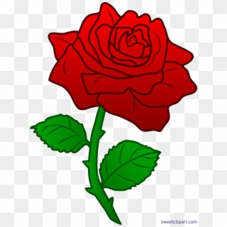 Rose Red 3 Clip Art - Beauty And The Beast Rose Png, Transparent Png