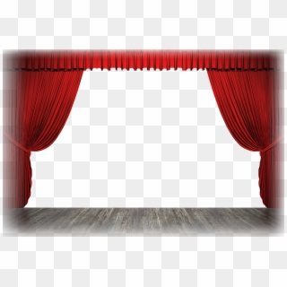 Curtains Png - Transparent Background Stage Curtain Png, Png Download
