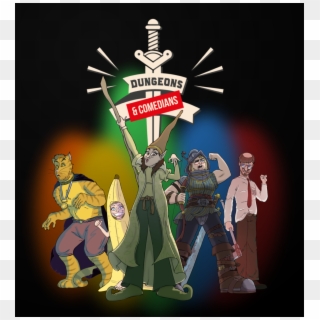 Dungeons & Comedians - Cartoon, HD Png Download