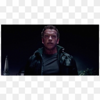 Terminator Genisys Arnold Schwarzenegger Black Leather - Human, HD Png Download
