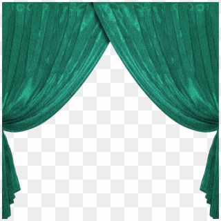 Easy Curtain Maintenance Tips - Dark Green Curtain Transparent, HD Png Download