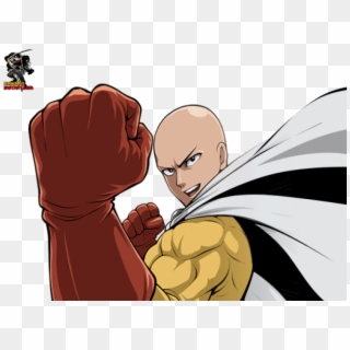 One Punch Man Clipart Saitama - Cartoon, HD Png Download