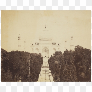 The Taj Mahal, Agra By V Pont, 1870s - Triumphal Arch, HD Png Download