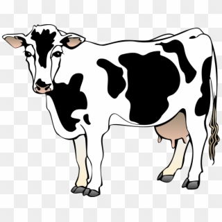 Cow 4 Small Clipart 300pixel Size, Free Design - Clipart Of Cow, HD Png Download