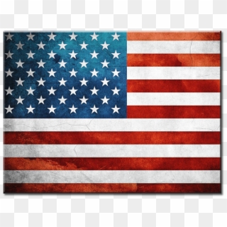 American Flag- 1 Panel Xl - Black American Flag Decal, HD Png Download