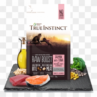 Raw Boost Adult Cat Salmon With Tuna - True Instinct Free Range Chicken Raw Boost For Puppies, HD Png Download
