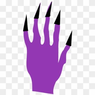 Clipart - Witches Finger Nails Clip Art, HD Png Download