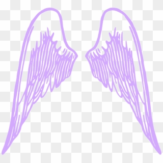 Vector Library Stock Purple Wings Clip Art At Clker - Angel Wings Clipart Transparent, HD Png Download