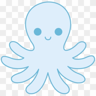 Squid Clipart Kawaii - Clipart Little Octopus, HD Png Download