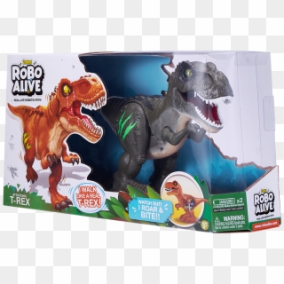 Robo Alive Attacking T-rex - Robo Alive T Rex, HD Png Download