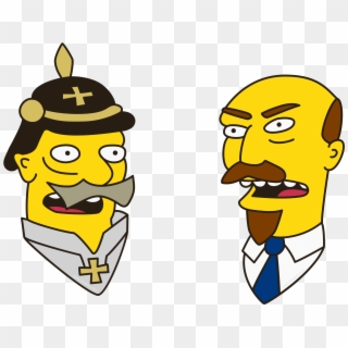 Simpsons Kaiser Vs Lenin - Cartoon, HD Png Download