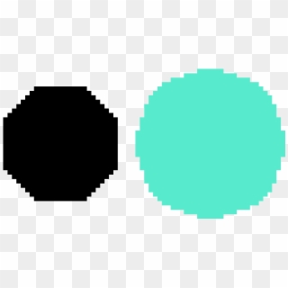 Octagon Vs - Circle - Neptune Planet Pixel Art, HD Png Download