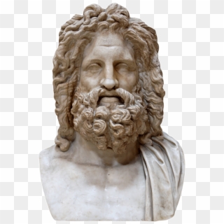 La Estatua De En Olimpia Apolo Hefesto - Zeus Head Statue Png, Transparent Png