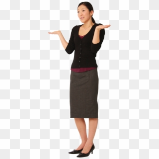 F - As - Jenny - 2 - Confused - Sd - A45 - 1 - Pencil Skirt, HD Png Download