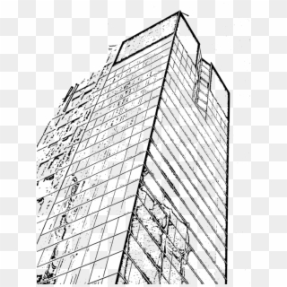 Architecture Building Skyscraper Drawing Facade - Architecture, HD Png Download