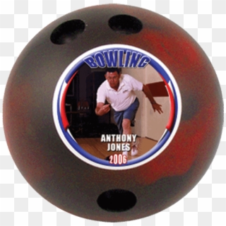Photo Bowling Ball With Name & Year Date - Name On Bowling Ball, HD Png Download