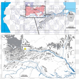 Situation Of The Studied Site And Extension Of The - Atlas, HD Png Download
