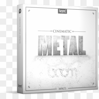 Cinematic Metal Sound Effects Library Product Box - Monochrome, HD Png Download