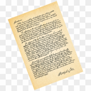 George Washingtons Letter To The Jewish Community Of - Vellum, HD Png Download