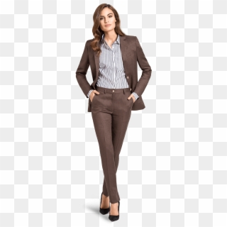 Custom Pant Suits For Women - Two Piece Women's Pants Suit, HD Png Download